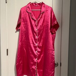 Satin Pink Nightshirt